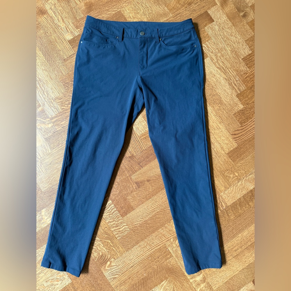 LULULEMON Warpstreme‎ ABC Slim Pants Golf Sporty Stretch Comfy Preppy Classic 33